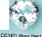 Casa Crystal Heart Unset Gemstone