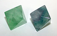 Fluorite cut and polished Octahedron