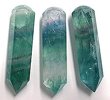 Fluorite cut & polished wand,