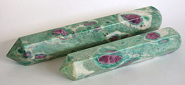 Ruby in Fuchsite Wands