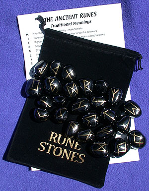 Jet Rune Stones