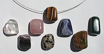 Tumbled Stone Pendants