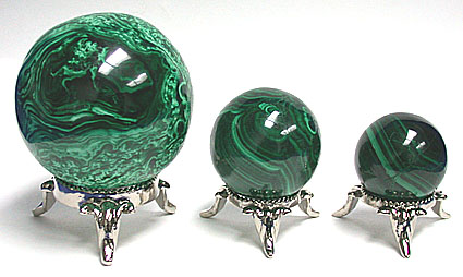 Malachite Spheres