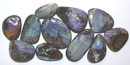 Polished Boulder Opal