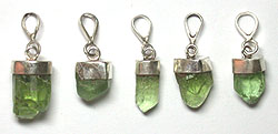 Natural Peridot Pendants