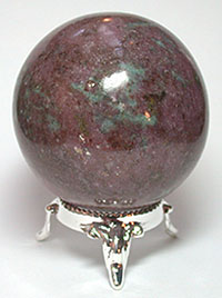 Ruby with Kyanite Sphere