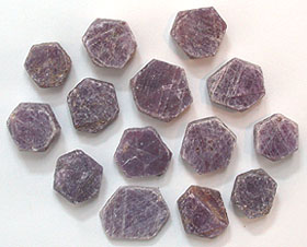 Small Natural Ruby Crystals