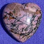 Rhodonite Puffy Hearts