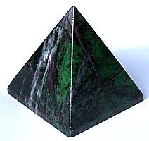 Ruby Zoisite Pyramid