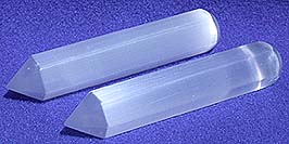 Selenite polished Wand