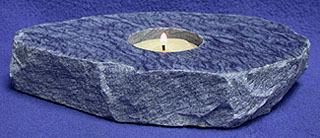 Sodalite Candle Holder