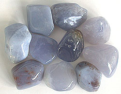 Blue Agate Polished