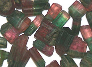 Tri Colored, Bi Colored Tourmaline Healing Crystals