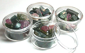 Bi Color Tourmaline Chips