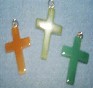 Agate Cross Pendants