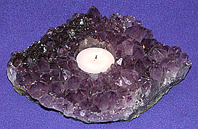 Brazilian Amethyst Candle HOLDER