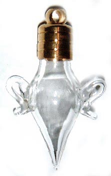 Amphora Glass Vial Pendants, Custom Made