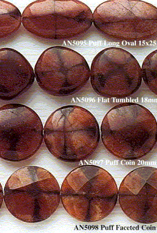 Chiastolite Beads