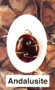 Chiastolite Pendants