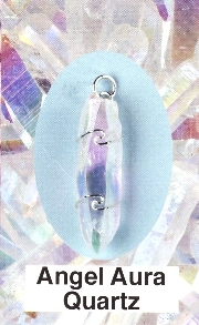 Angel Aura Wire Wrapped Stone Pendants