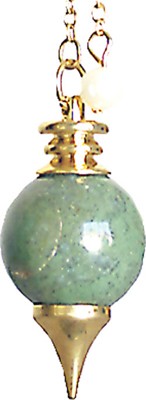 Brass and Aventurine Sphere Pendulums