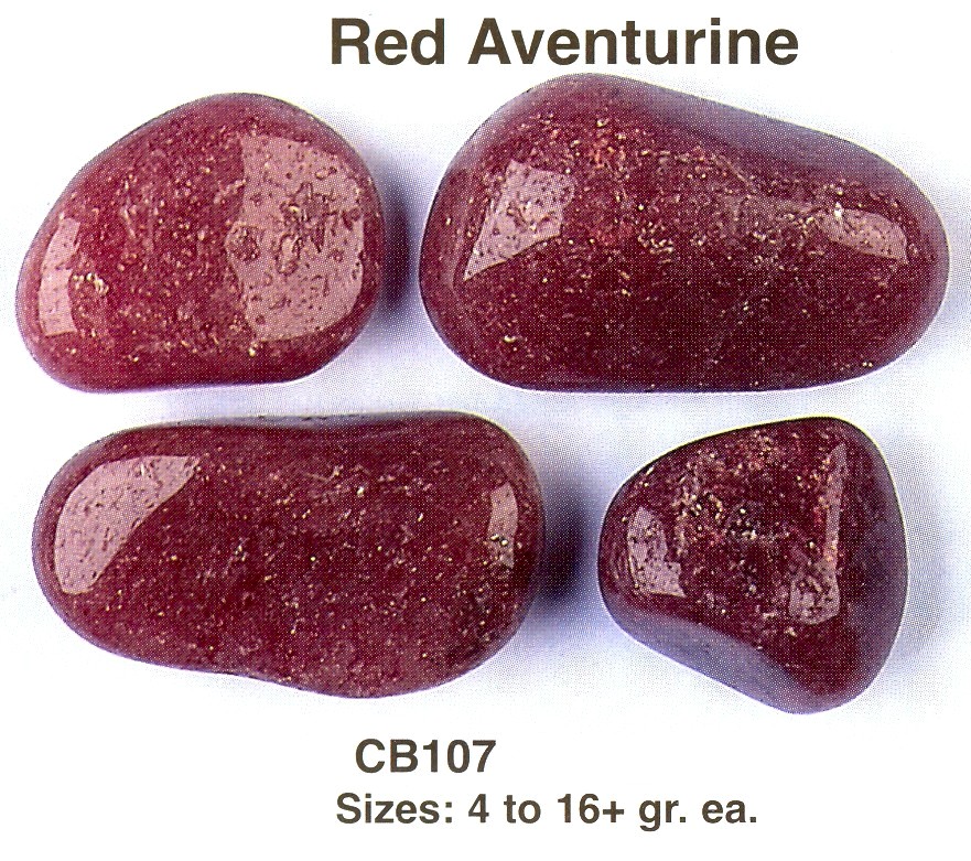 Red Aventurine Tumbled Pieces