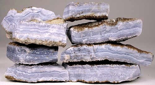 Blue Lace Agate Rough Slabs