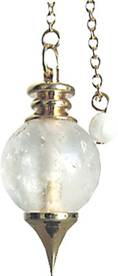 Pendulums - SPHERE & BRASS CLEAR QUARTZ 