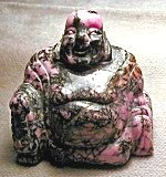 Rhodonite Buddha