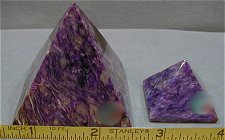 Charoite Pyramids