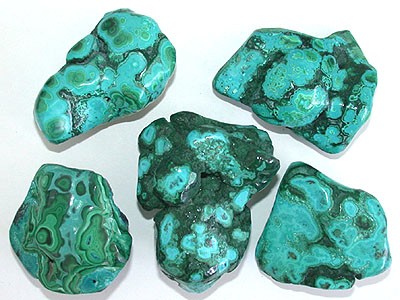 Chrysocolla Malachite Tumbled