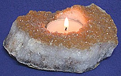 Brazilian Citrine Candleholder