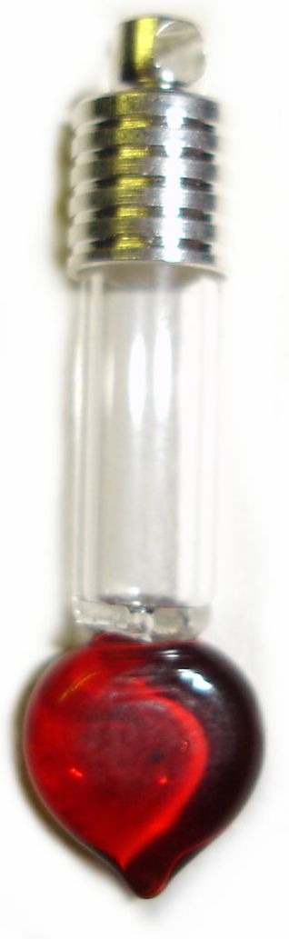 Glass Vial Pendants, Custom Made