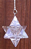 Quartz Crystal Merkaba Pendulum