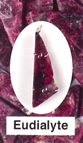 Eudialyte Wire Wrapped Pendant