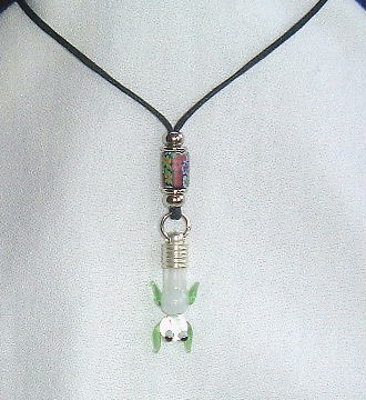 Glass Vial Pendants, Custom Made