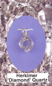 Herkimer Diamonds Wire Wrapped Pendants
