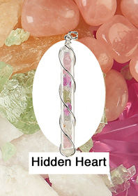 Hidden Heart Crystal Vial Pendant