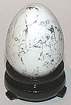 Natural White Howlite Egg