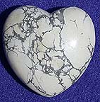 Howlite Heart