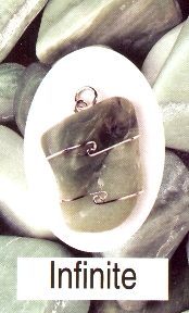 Infinite Wire Wrapped Stone Pendants