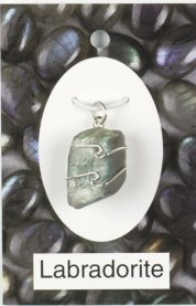 Labradorite Wire Wrapped Pendants