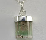 Green Tourmaline Pendants