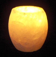 Himalaya Salt Crystal Tea Light Holder 