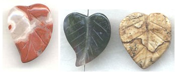 Round Leaf Pendants Bead