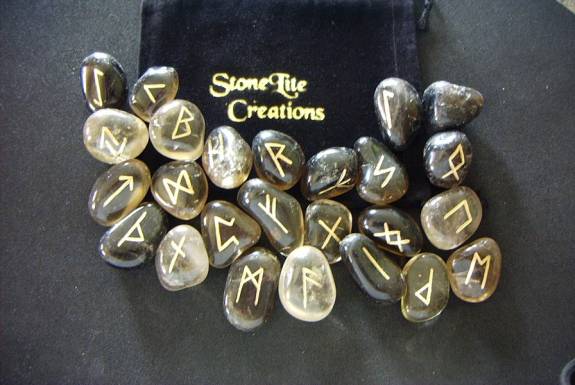 Smoky Quartz Runes