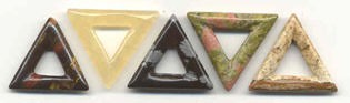 Triangle Donuts Pendants