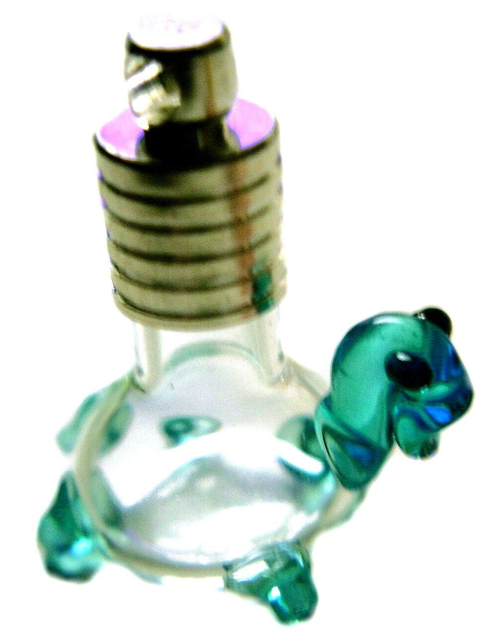Turtle Glass Vial Pendants, Custom Made