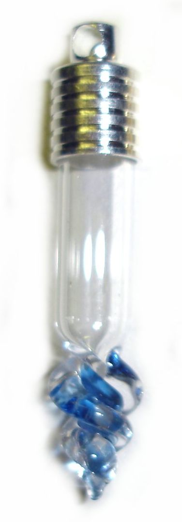 Glass Vial Pendants, Custom Made