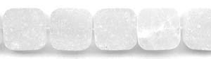 Drusy Clear Quartz Rock Crystal Beads